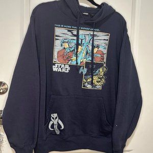 🌌 Epic Star Wars Hoodie - L, Must-Have for Fans! 🌌